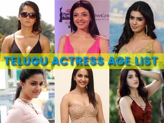 Best Telugu Actress Age List 2020-2021